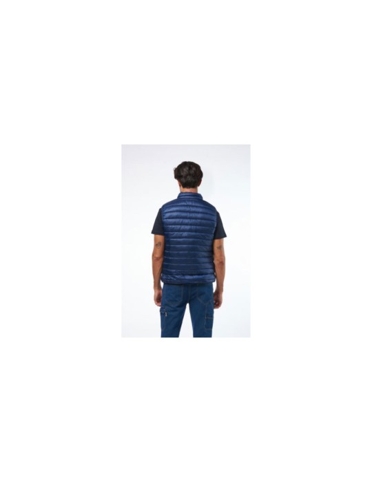 100% polyester vest with soft blue padding