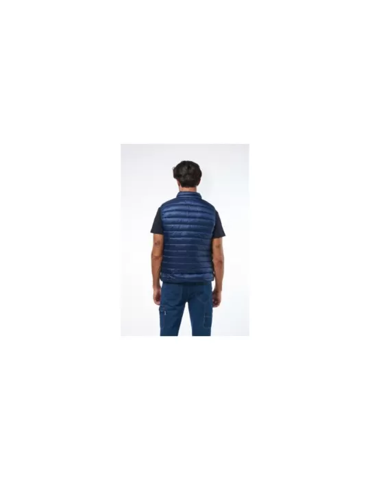 100% polyester vest with soft blue padding