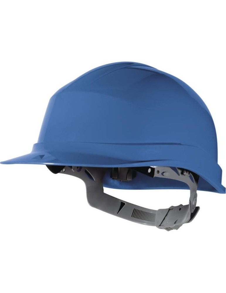 Casque de construction en polypropylène (PP) ou polyéthylène haute densité (HDPE) bleu « ZIRCON 1 »