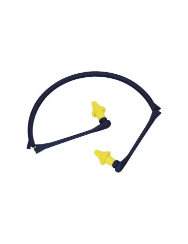 PU earplugs with &quot;conicap&quot; headband