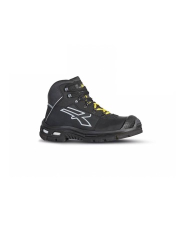 Zapatilla de seguridad alta u-power negra