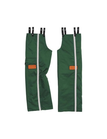 Les boucles de jambe de bûcheron Delta Plus anti-coupe avec des sangles de maintien sous pression