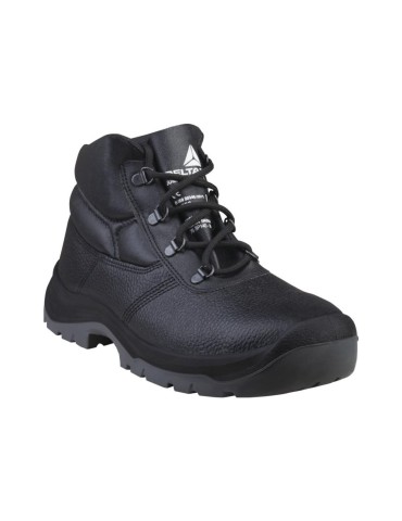 Chaussures de sécurité élevée Delta Plus en cuir fendu pigmenté