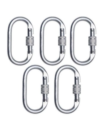 Karabiner-Packung mit 5 Teilen