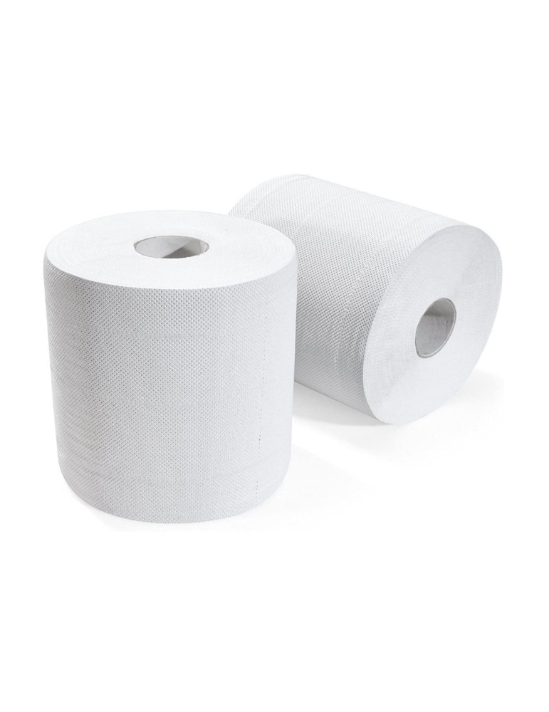 Pack de serviettes de cuisine de bobines en cellulose pure en 2 rouleaux