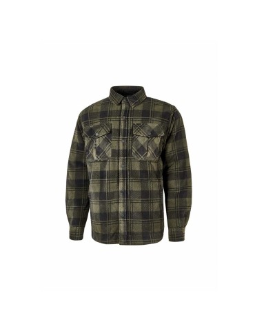 Chemise de travail verte u-power carreaux