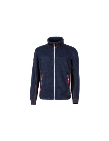 Zip Fleece Fleece Sweatshirt u-power Bark Deep Blue EX277DB