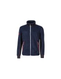 Sudadera de forro polar de trabajo con cremallera u-power Azul EX277DB