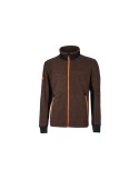 Sweat en polaire de travail avec fermeture éclair u-power marron