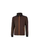 Zip Fleece Sweatshirt u-power Bark Chocolate EX277CH