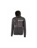 UPower Galaxy Asphalt Grey Open Work Sweatshirt FU275AG