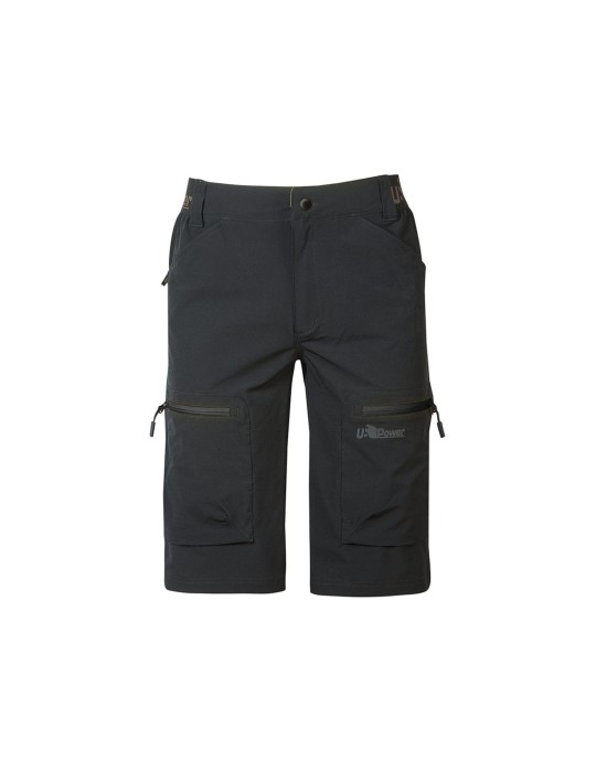 Ares U-4 Stretch Asphalt Grey u-power Short de travail FU280AG