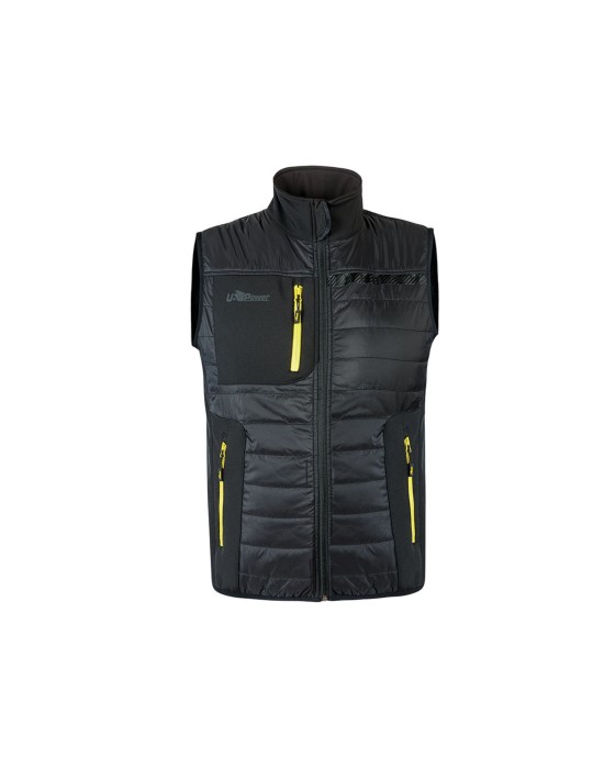u-power Wall Water Repellent Work Vest Black Carbon FU278BC u-power Wall Water Repellent Work Vest Black Carbon FU278BC