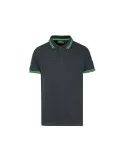 Polo manica corta U-power nera e verde