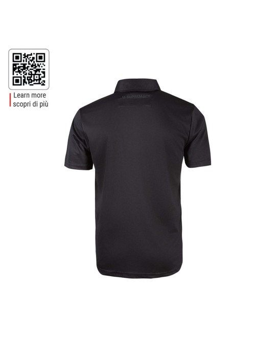 U Power Libra Black Carbon FU249BC work t-shirt