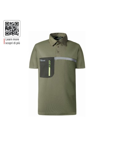 T-shirt da lavoro U Power Libra Burnt Olive FU249BO