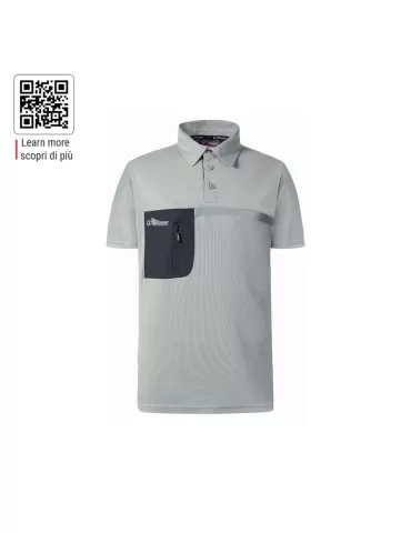 T-shirt da lavoro U Power Libra Lime Stone FU249LS