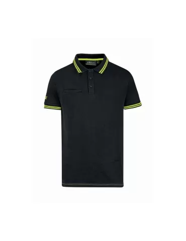 UPower Way Short Sleeve Polo Black Carbon EY264BC