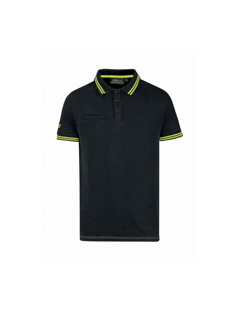 Polo manica corta UPower Way Black Carbon EY264BC Polo manica corta UPower Way Black Carbon EY264BC