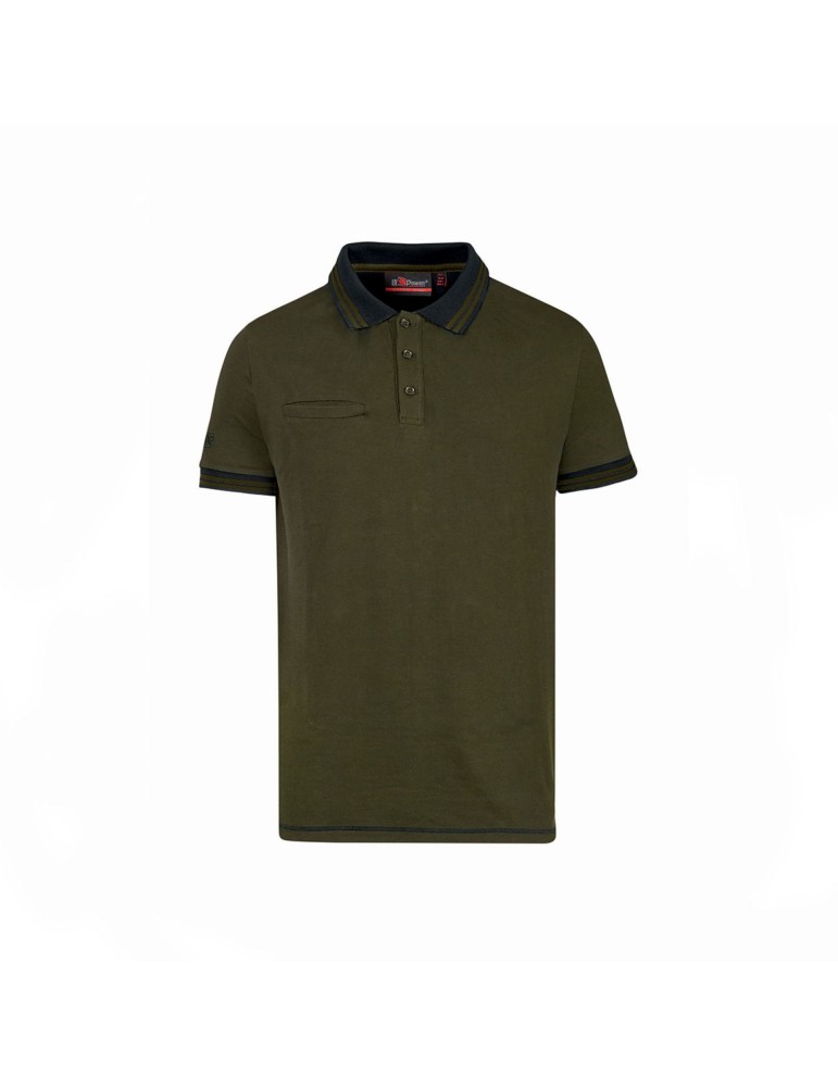 Polo manica corta UPower Way Dark Green EY264DG Polo manica corta UPower Way Dark Green EY264DG