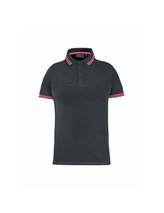 Polo manica corta UPower Way woman Grey Fucsia EY264GF Polo manica corta UPower Way woman Grey Fucsia EY264GF