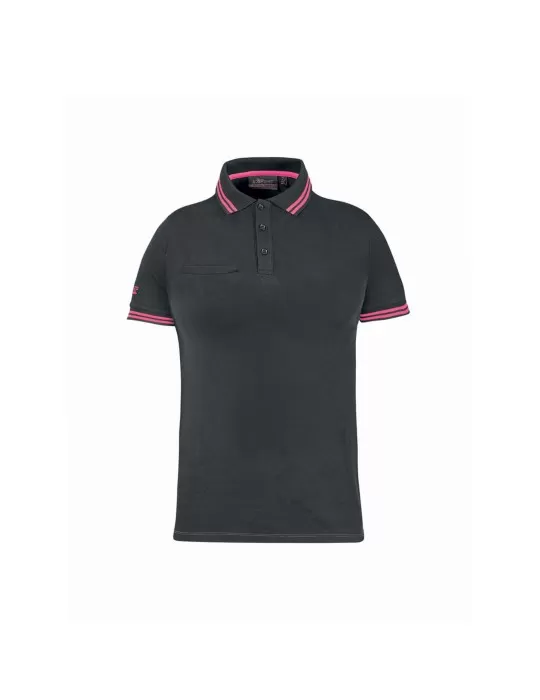 Polo manica corta UPower Way woman Grey Fucsia EY264GF Polo manica corta UPower Way woman Grey Fucsia EY264GF