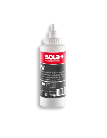 Chalk powder with white color pigments