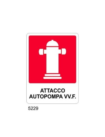Cartello piano in alluminio 500x350