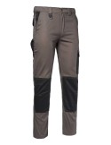 Pantalone Logica in policotone grigio e nero