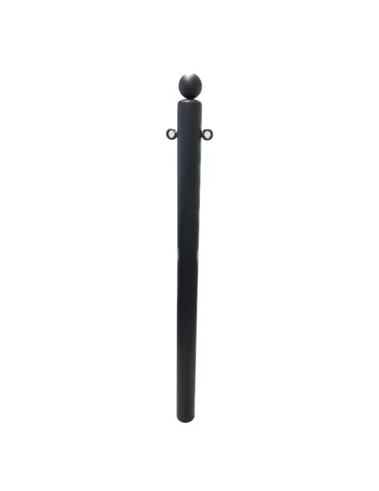 Pedestrian bollard h120 with ball Pedestrian bollard h120 with ball