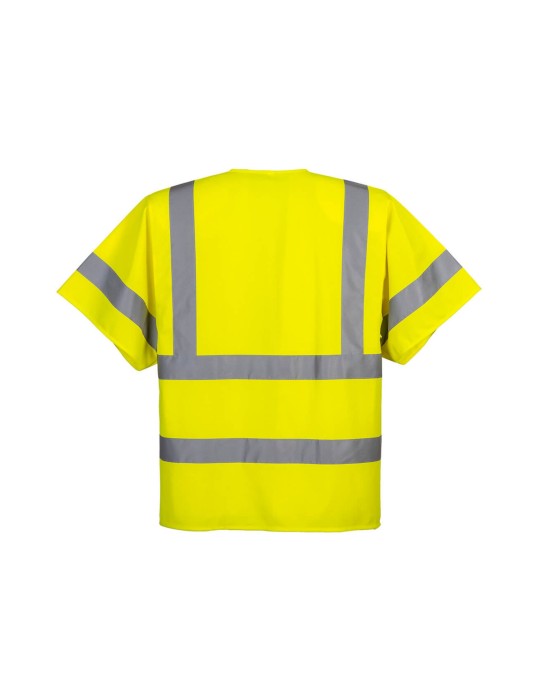 Gilet jaune à haute visibilité classe 3