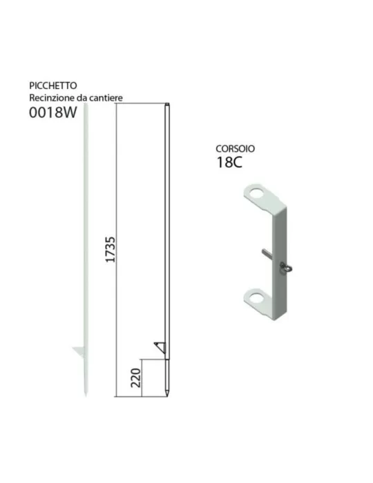 Construction site spike slider