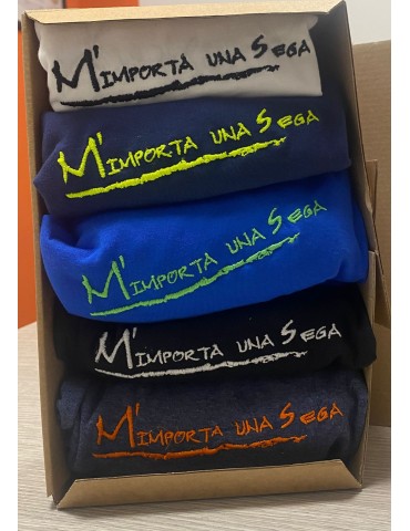 Cotton T-shirt embroidered mix color Surprise (pack of 5 PCS)