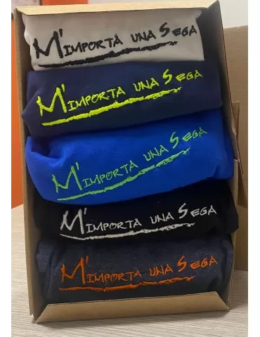Cotton T-shirt embroidered mix color Surprise (pack of 5 PCS)