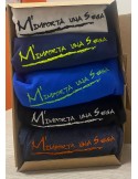 T-shirt cotone ricamata  mix color Surprise ( confezione da 5 PZ )