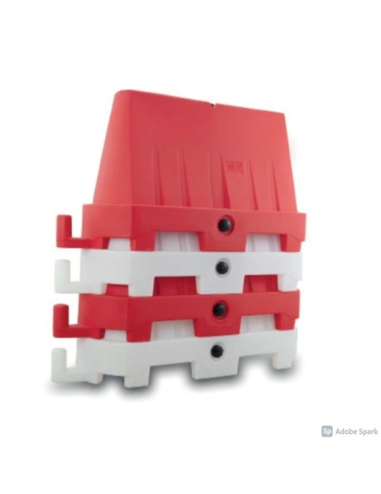 New jersey plastic stackable red