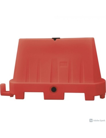 Plastique empilable du New Jersey rouge