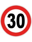 Disc diam. 60 cm class 1 fig. 50 &quot; maximum speed limit 30km/h &quot;