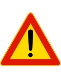 Triangle sign side 90 in class 2 iron fig. 388 &quot;other hazards&quot;