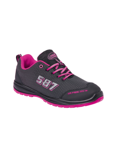 FUCHSIA BLACK LOW SHOE S3S FO SR