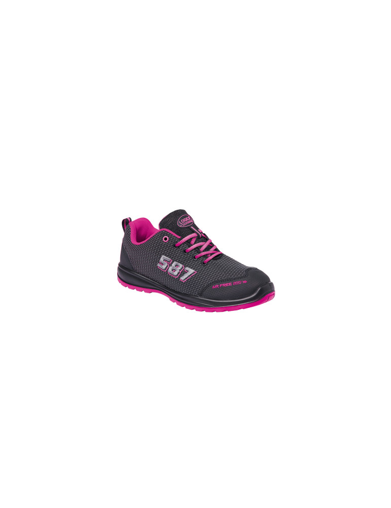 Chaussure de sécurité basse Logica fuchsia