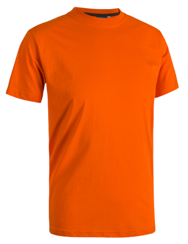 Camiseta de cuello redondo naranja Sottozero 100% algodón SOCIM