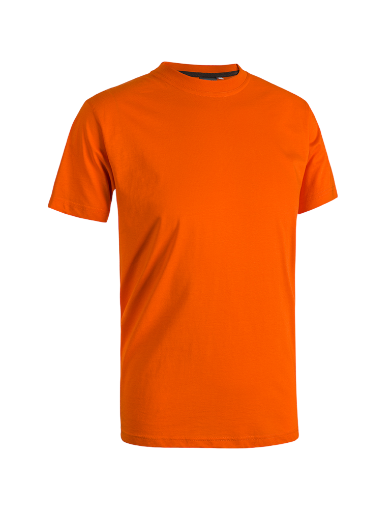 Camiseta de cuello redondo naranja Sottozero 100% algodón SOCIM