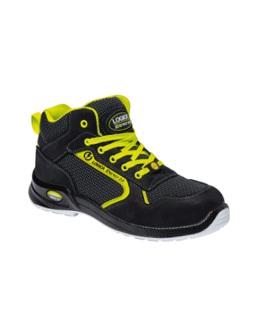 SCARPA ALTA NERO GIALLO FLUO S3S FO SR ESD