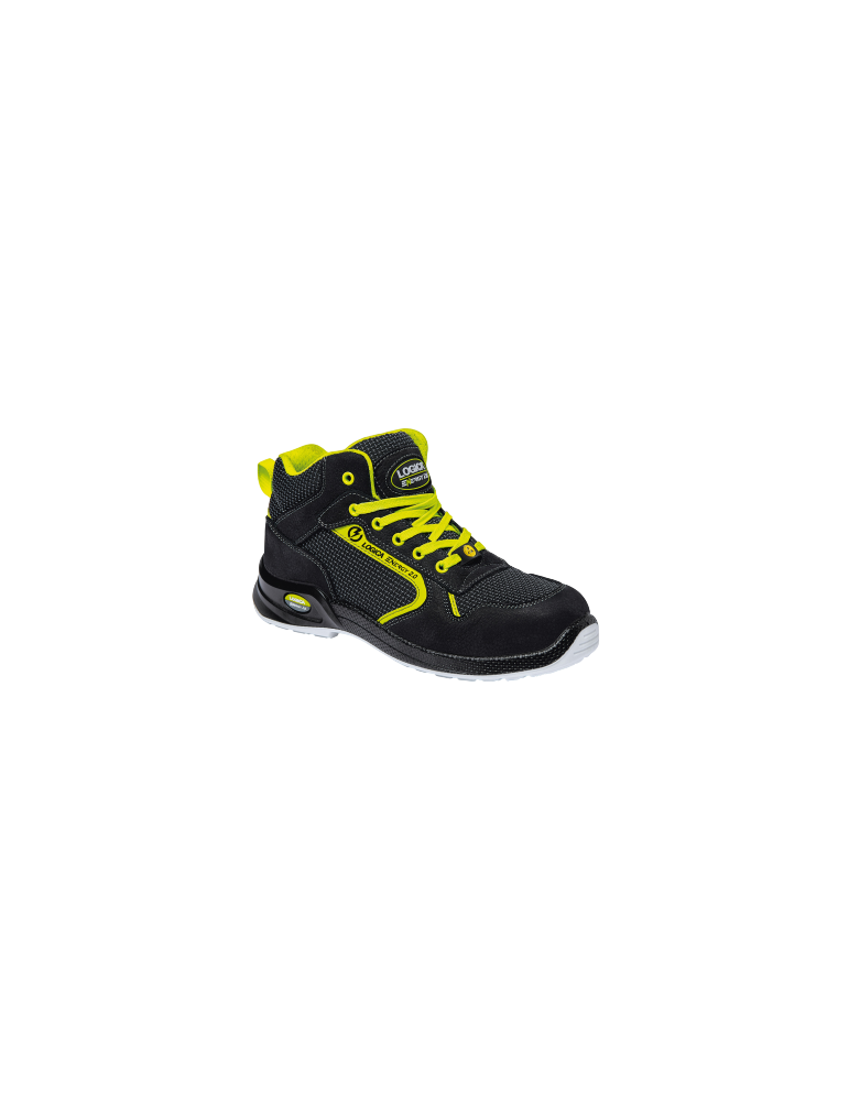 High HIGH SHOE BLACK YELLOW FLUO S3S FO SR ESD of the GUANTIFICIO S... High HIGH SHOE BLACK YELLOW FLUO S3S FO SR ESD of the GUANTIFICIO S...