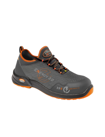 GREY ORANGE FLAT SHOE S1PS FO SR ESD