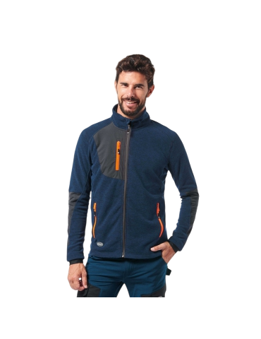 Sudadera de micropolar Logica azul océano