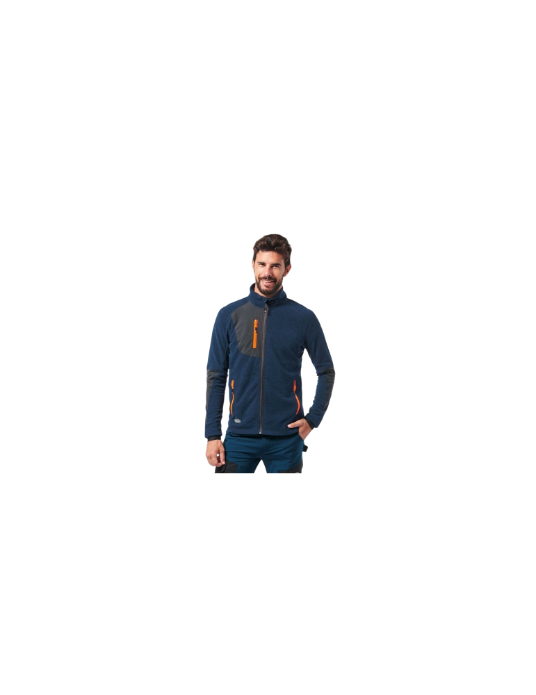 Ozeanblauer Logica Mikrofleece-Sweatshirt