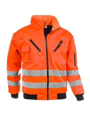 Chaqueta de alta visibilidad SOCIM Sottozero naranja sin mangas