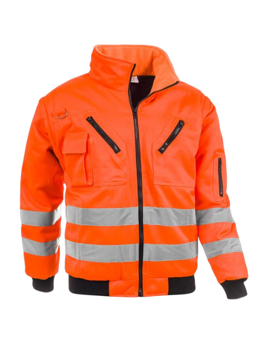 Hochsichtbare Jacke SOCIM Sottozero orange ärmellos